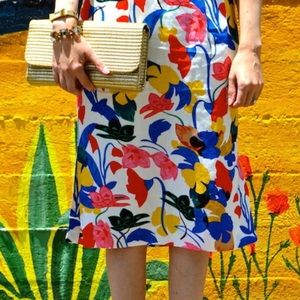 J.Crew Unique Floral Midi Pencil Skirt | 12